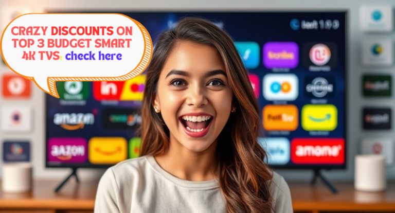 Top 3 Budget Smart 4k TVs - 2025 (in Amazon discounts)